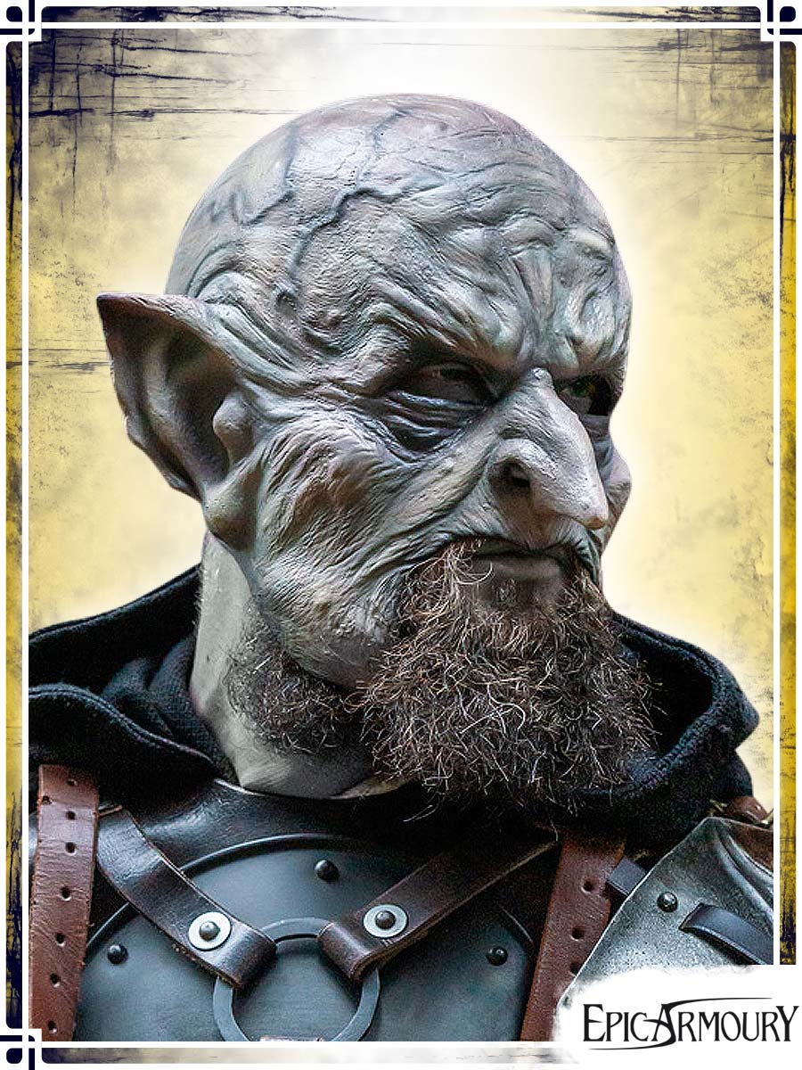 Malignant Goblin Mask Latex Masks Epic Armoury Pale flesh Large 