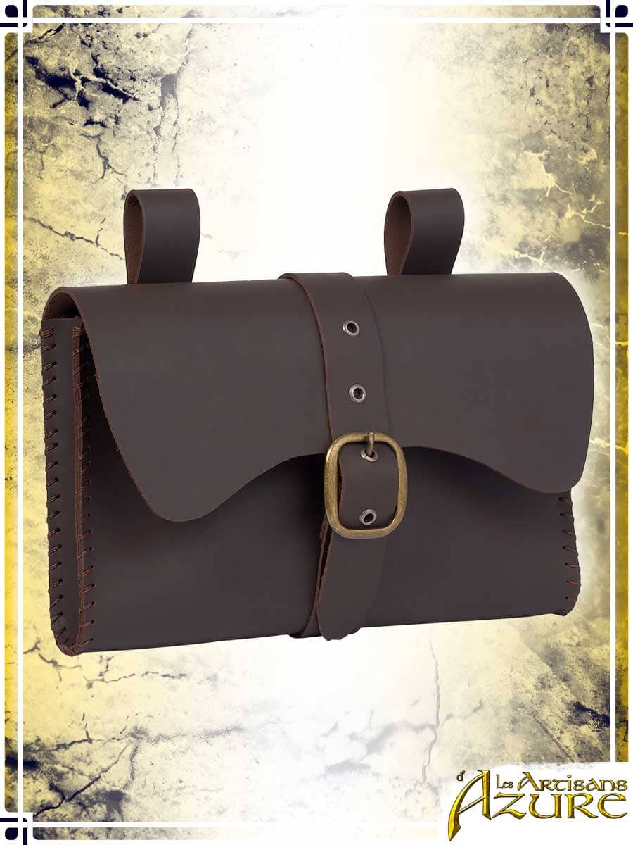 Spellbook pouch Pouches & Bags Les Artisans d'Azure Brown 