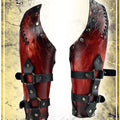 Chaos Bracers Leather Bracers Les Artisans d'Azure 