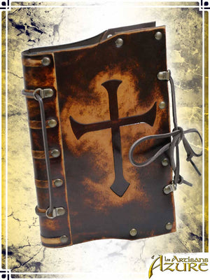 Pious Spellbook Spellbooks Les Artisans d'Azure Brown 