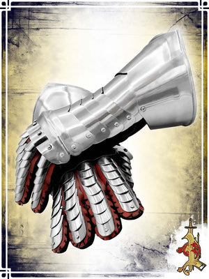 Squadron Gauntlets 16ga Plate Bracers Lord of Battles 