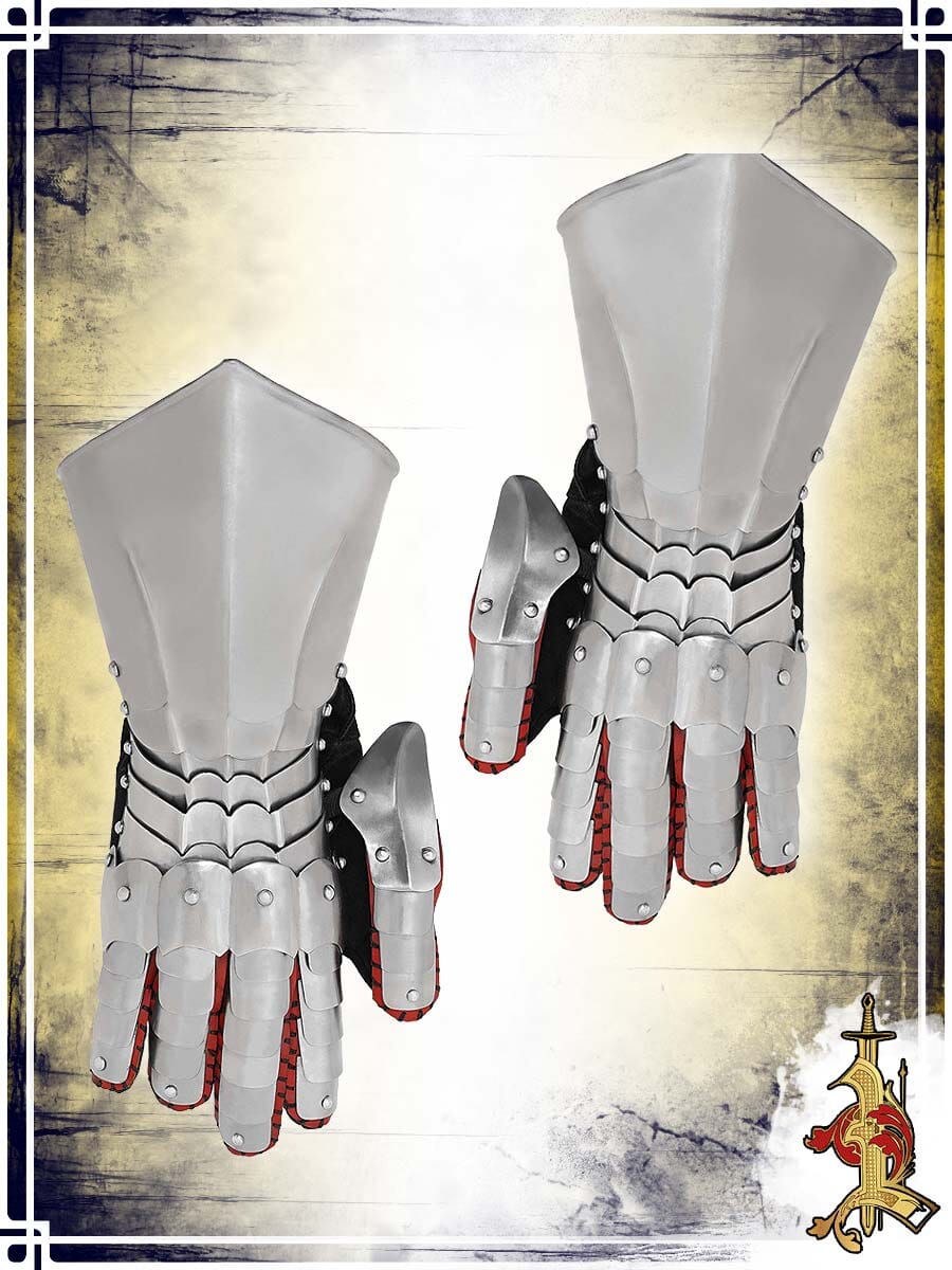 Cuirassier Gauntlets 18ga Plate Bracers Lord of Battles 