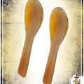 Cow Horn Spoon (x2) Cutlery & Tankards Lord of Battles 