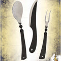 Hand Forged Stainless Steel Cutlery Set Cutlery & Tankards Lord of Battles 