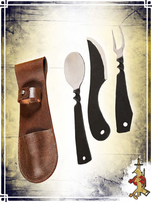 Hand Forged Stainless Steel Cutlery Set Cutlery & Tankards Lord of Battles 
