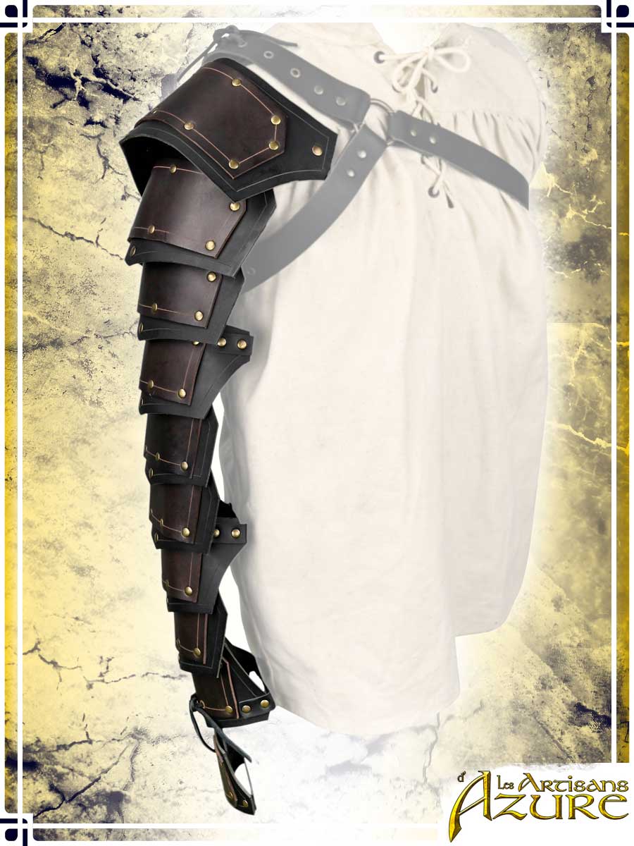 Conqueror's Arm Full Arms & Elbows Les Artisans d'Azure Black|Brown Right Shoulder 