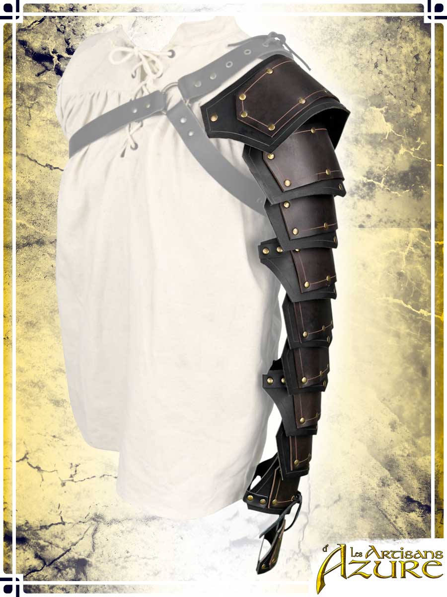 Conqueror's Arm Full Arms & Elbows Les Artisans d'Azure Black|Brown Left Shoulder 