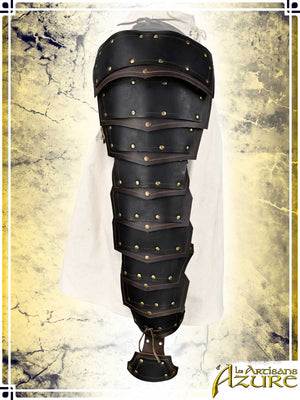Conqueror's Arm Full Arms & Elbows Les Artisans d'Azure Brown|Black Right Shoulder 