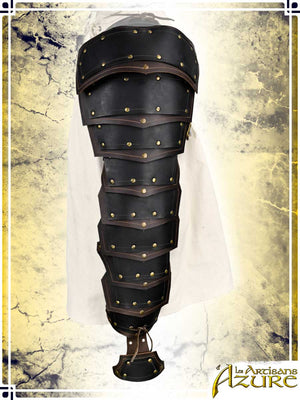 Conqueror's Arm Full Arms & Elbows Les Artisans d'Azure Brown|Black Left Shoulder 