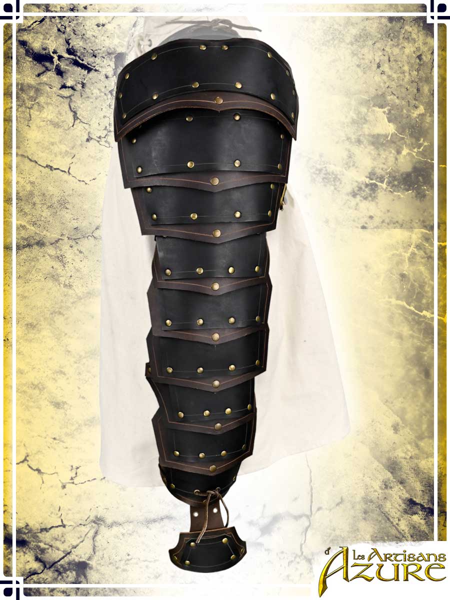 Conqueror's Arm Full Arms & Elbows Les Artisans d'Azure Brown|Black Left Shoulder 