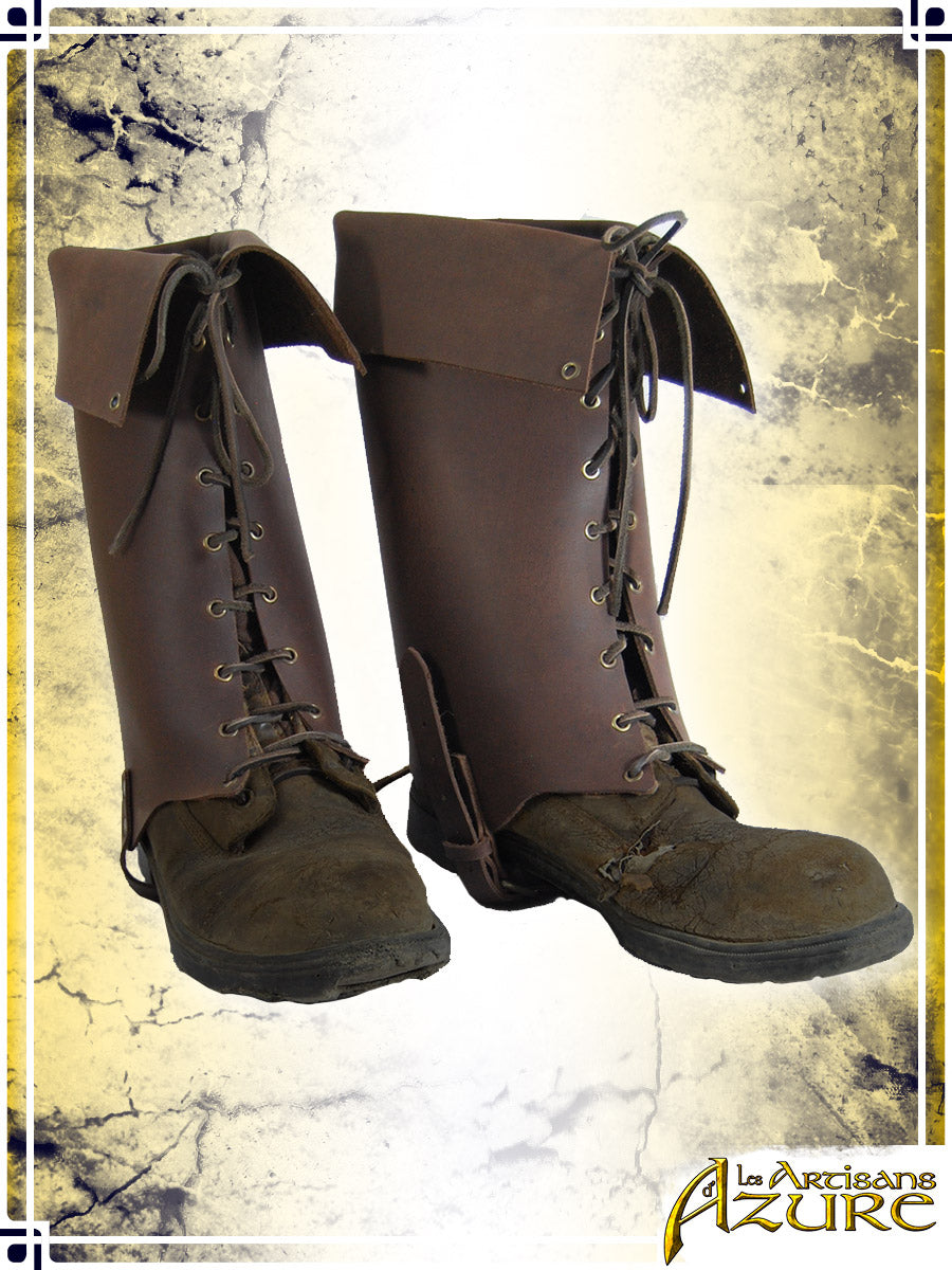 Simple Gaiters Footwear Les Artisans d'Azure Brown 
