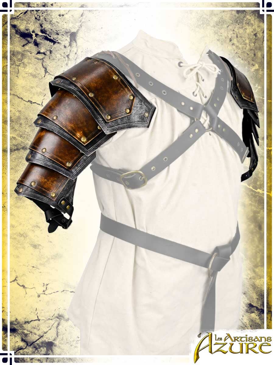 Conqueror Pauldrons - Epic Leather Pauldrons Les Artisans d'Azure 