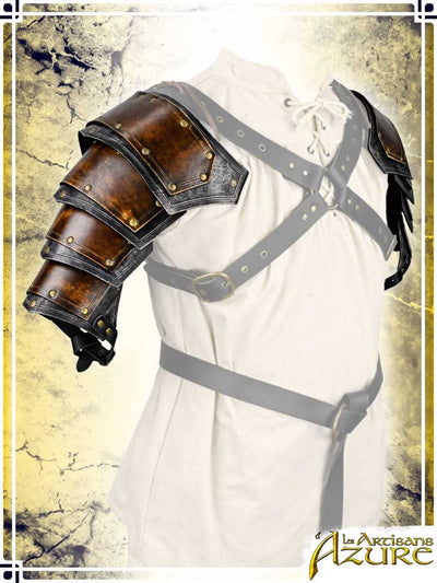 Conqueror Pauldrons - Epic Leather Pauldrons Les Artisans d'Azure 