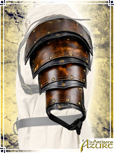 Conqueror Pauldrons - Epic Leather Pauldrons Les Artisans d'Azure 