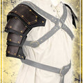 Conqueror's Pauldrons Leather Pauldrons Les Artisans d'Azure 