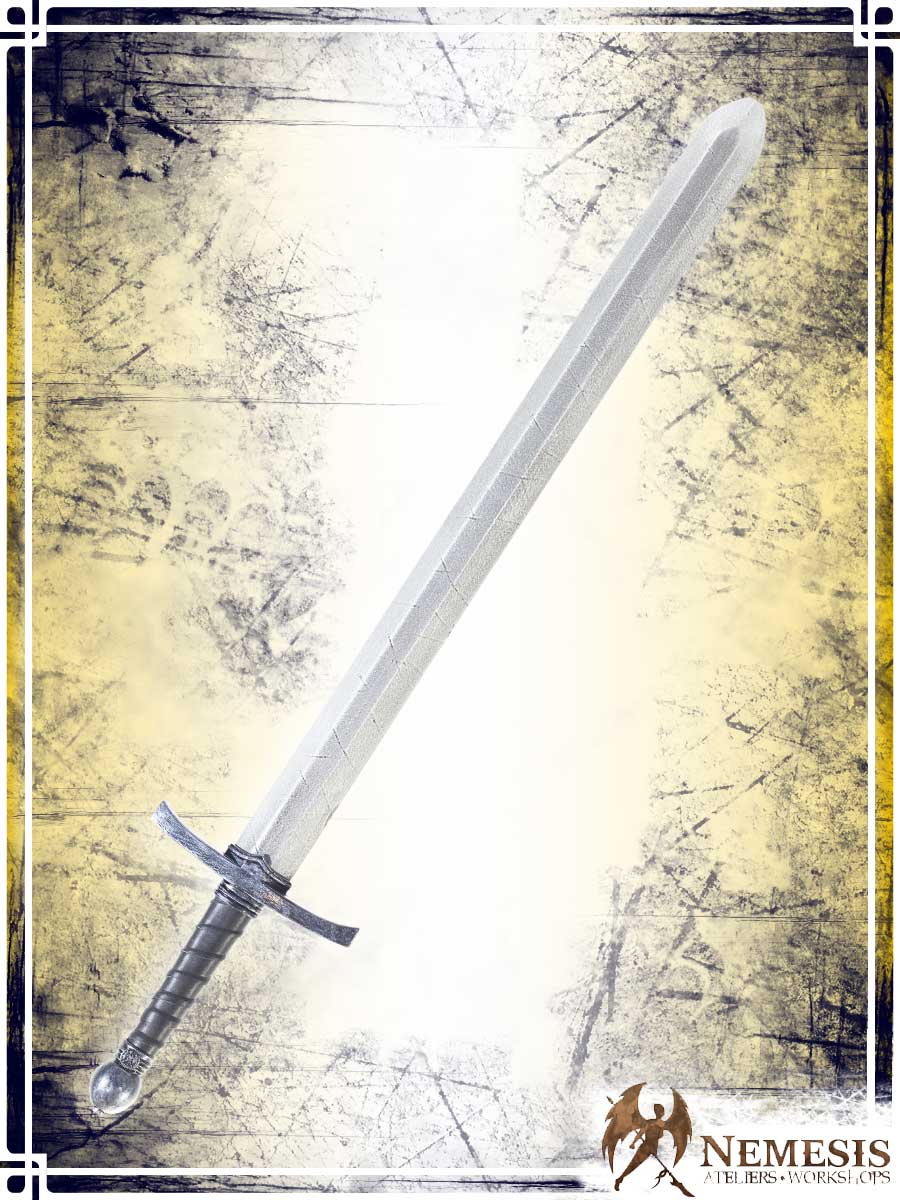 Knight's Sword Swords (Web) Ateliers Nemesis - Athena Notched Steel Medium Wood|Leather Handle