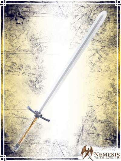 Knight's Sword Swords (Web) Ateliers Nemesis - Athena Classic Steel Bastard Wooden Handle