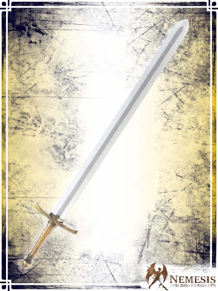 Knight's Sword Swords (Web) Ateliers Nemesis - Athena Classic Brass Long Wooden Handle