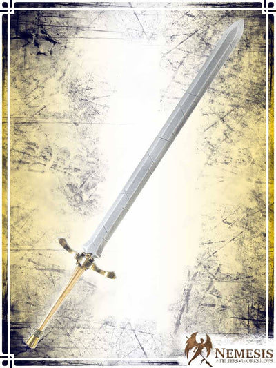 Noble's Sword Swords (Web) Ateliers Nemesis - Athena Notched Brass Bastard Wooden Handle