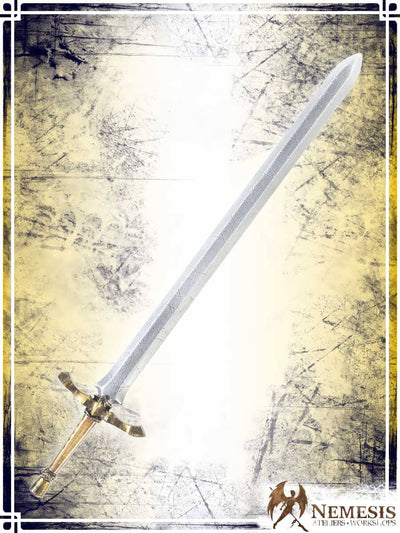 Noble's Sword Swords (Web) Ateliers Nemesis - Athena Notched Brass Long Wooden Handle