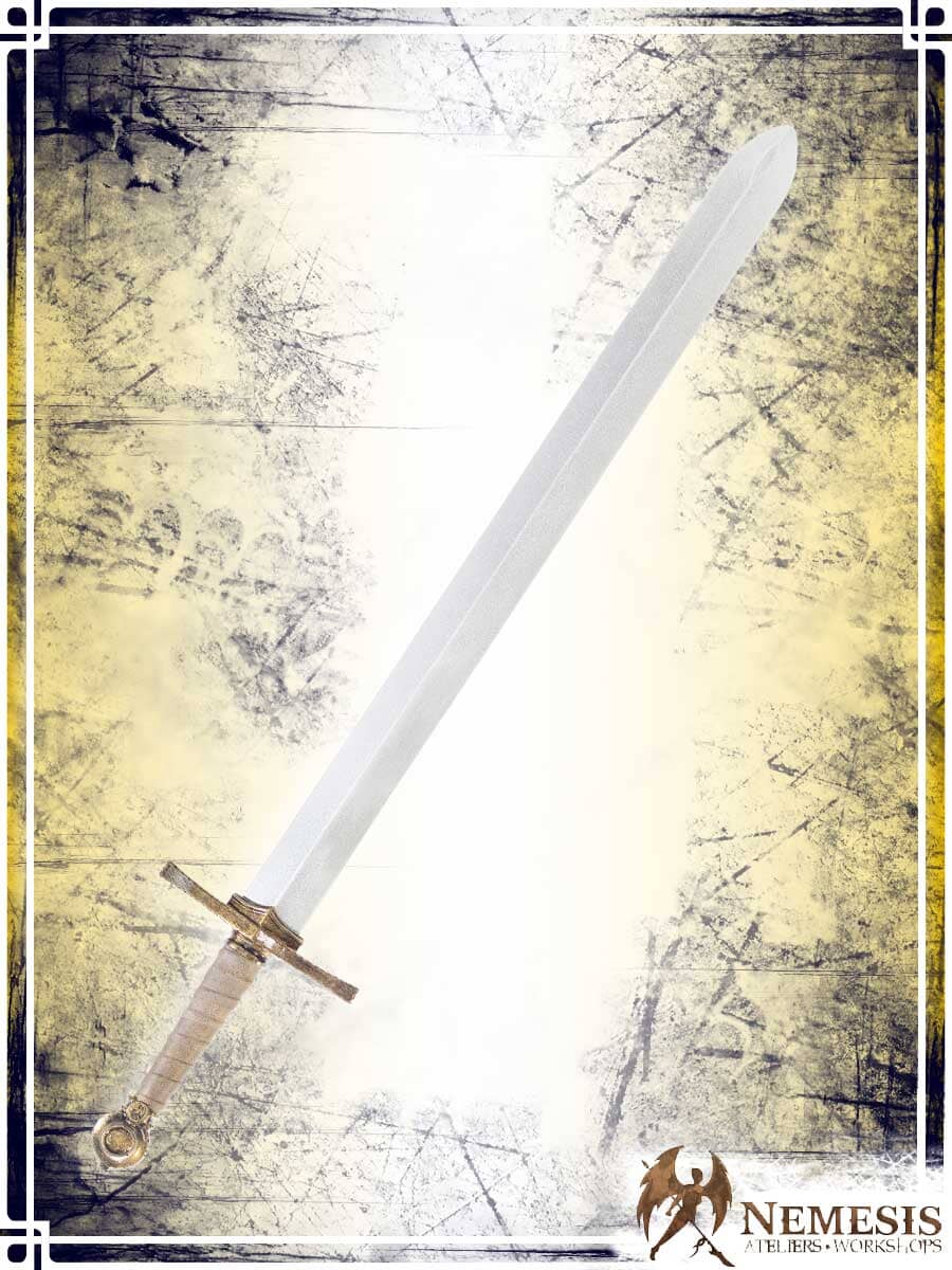 Templar's Sword Swords (Web) Ateliers Nemesis - Athena Classic Brass Medium Wood|Leather Handle