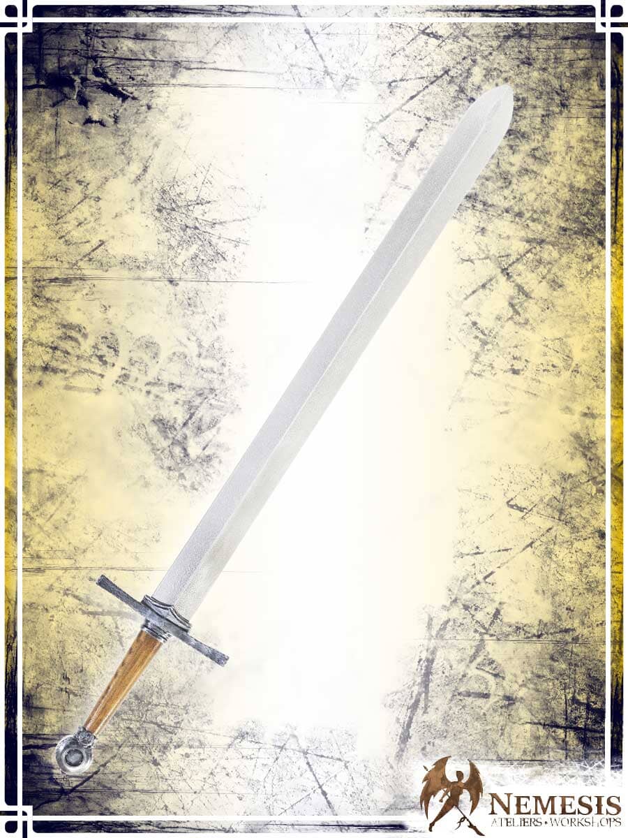 Templar's Sword Swords (Web) Ateliers Nemesis - Athena Classic Steel Medium Wooden Handle