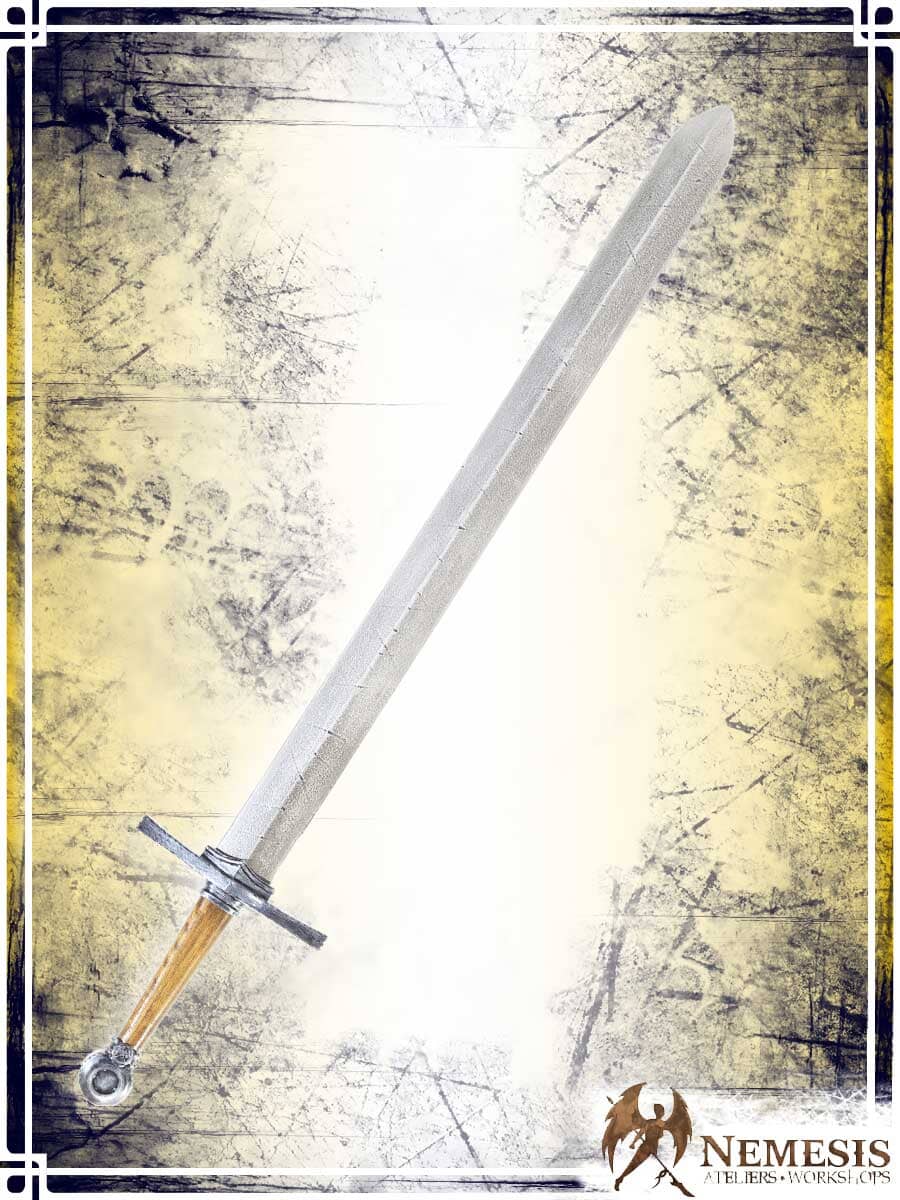 Templar's Sword Swords (Web) Ateliers Nemesis - Athena Notched Steel Medium Wooden Handle