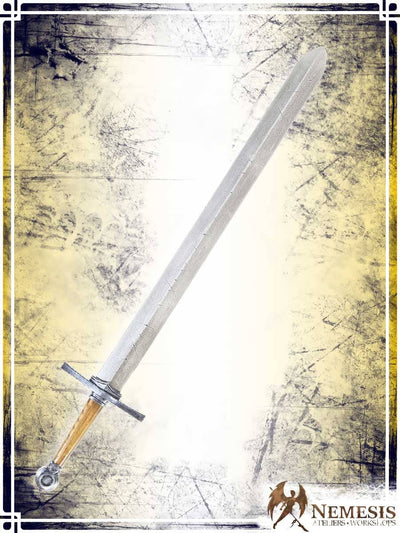 Templar's Sword Swords (Web) Ateliers Nemesis - Athena Notched Steel Medium Wooden Handle