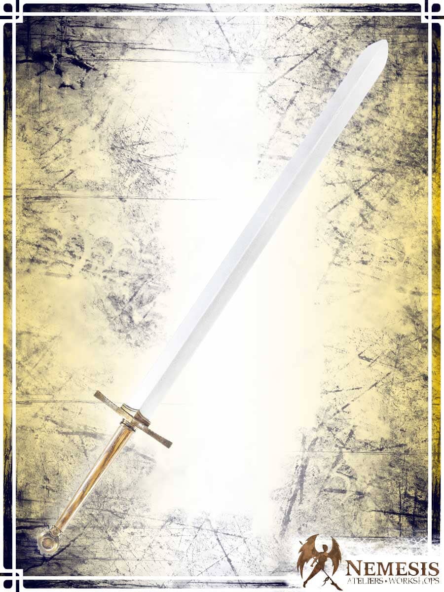 Templar's Sword Swords (Web) Ateliers Nemesis - Athena Classic Brass Bastard Wooden Handle