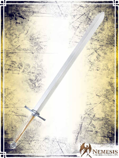 Templar's Sword Swords (Web) Ateliers Nemesis - Athena Classic Steel Bastard Wooden Handle