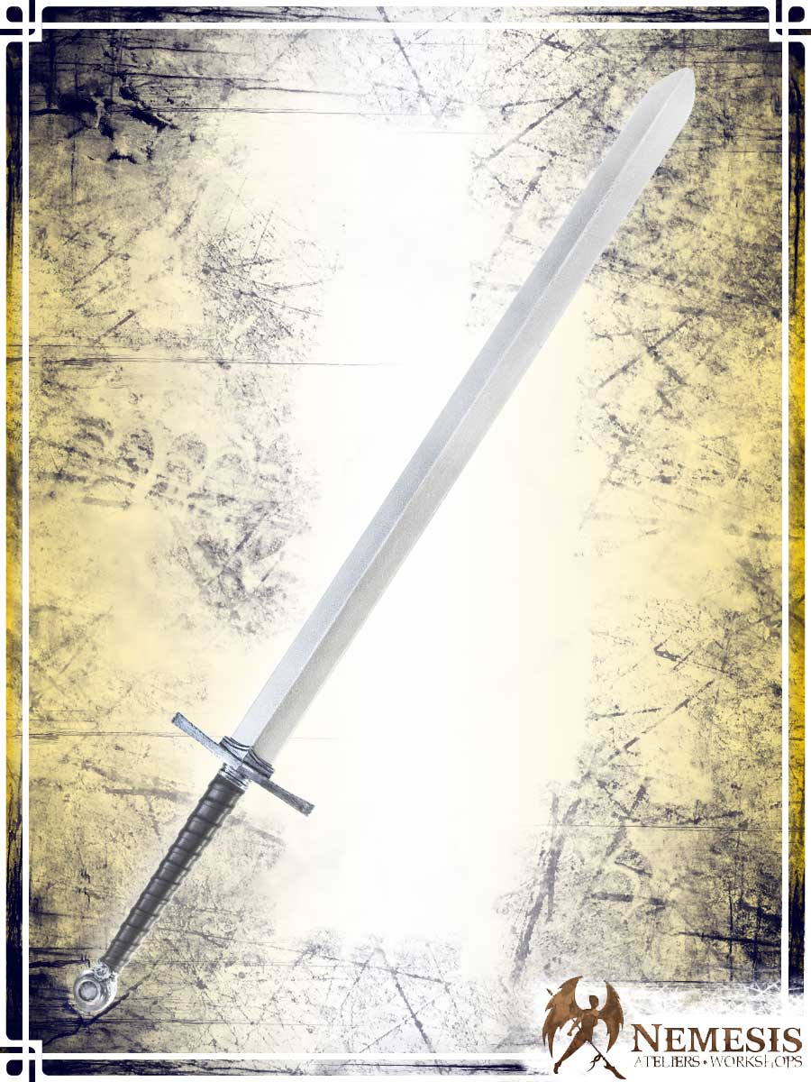 Templar's Sword Swords (Web) Ateliers Nemesis - Athena Classic Steel Bastard Wood|Leather Handle