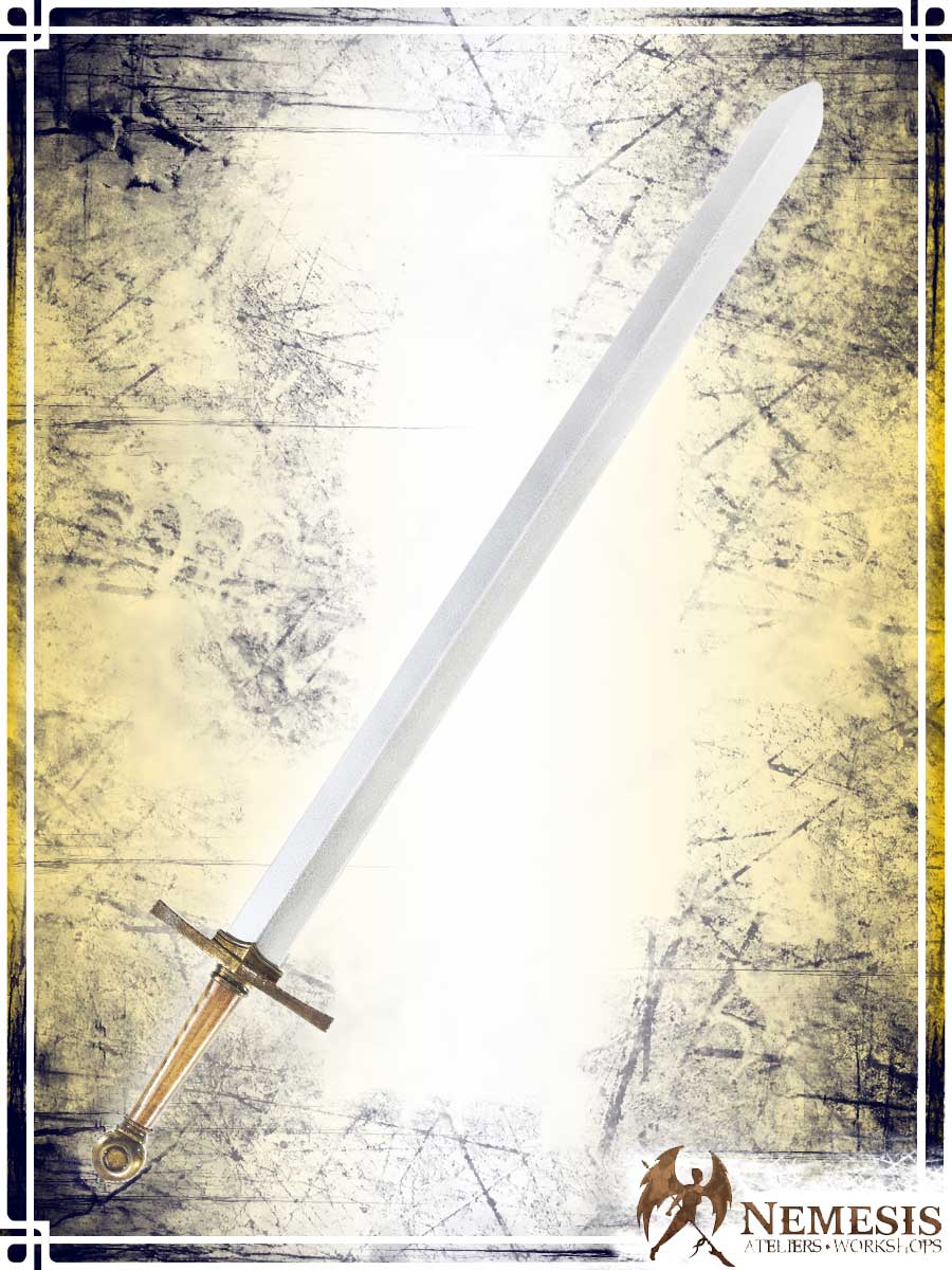 Templar's Sword Swords (Web) Ateliers Nemesis - Athena Classic Brass Long Wooden Handle