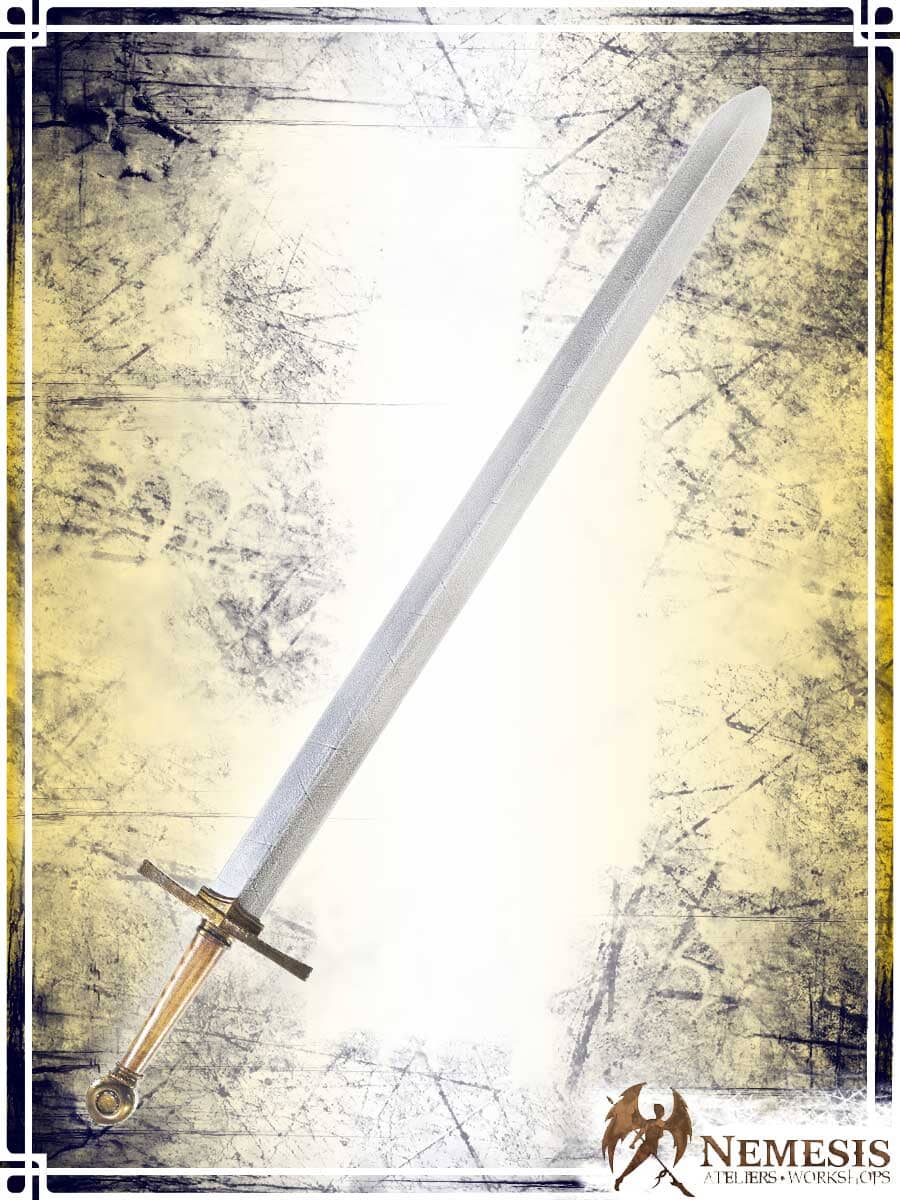 Templar's Sword Swords (Web) Ateliers Nemesis - Athena Notched Brass Long Wooden Handle