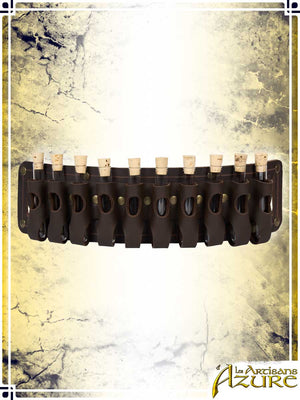 Vials Holder Games & Other Accessories Les Artisans d'Azure Brown 10 Vials 