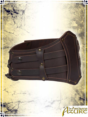 Waist Cincher Corsets & Large Belts Les Artisans d'Azure Brown Small 