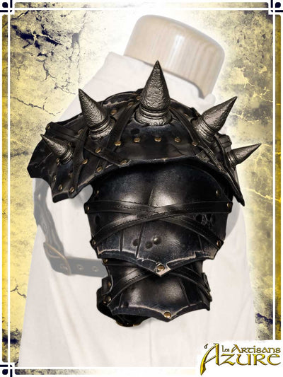 Ashwalker Spikes Pauldron Leather Pauldrons Les Artisans d'Azure 