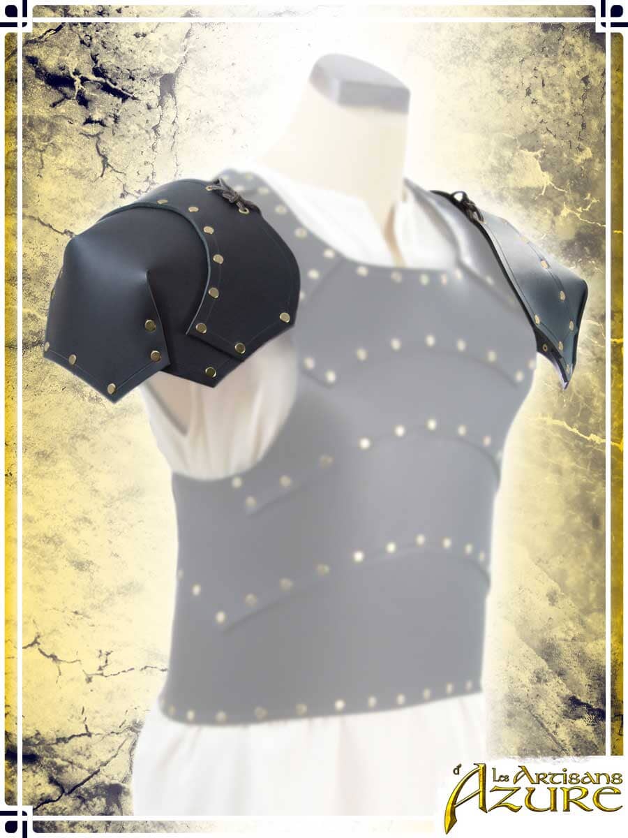 Baudouin Pauldrons Leather Pauldrons Les Artisans d'Azure 