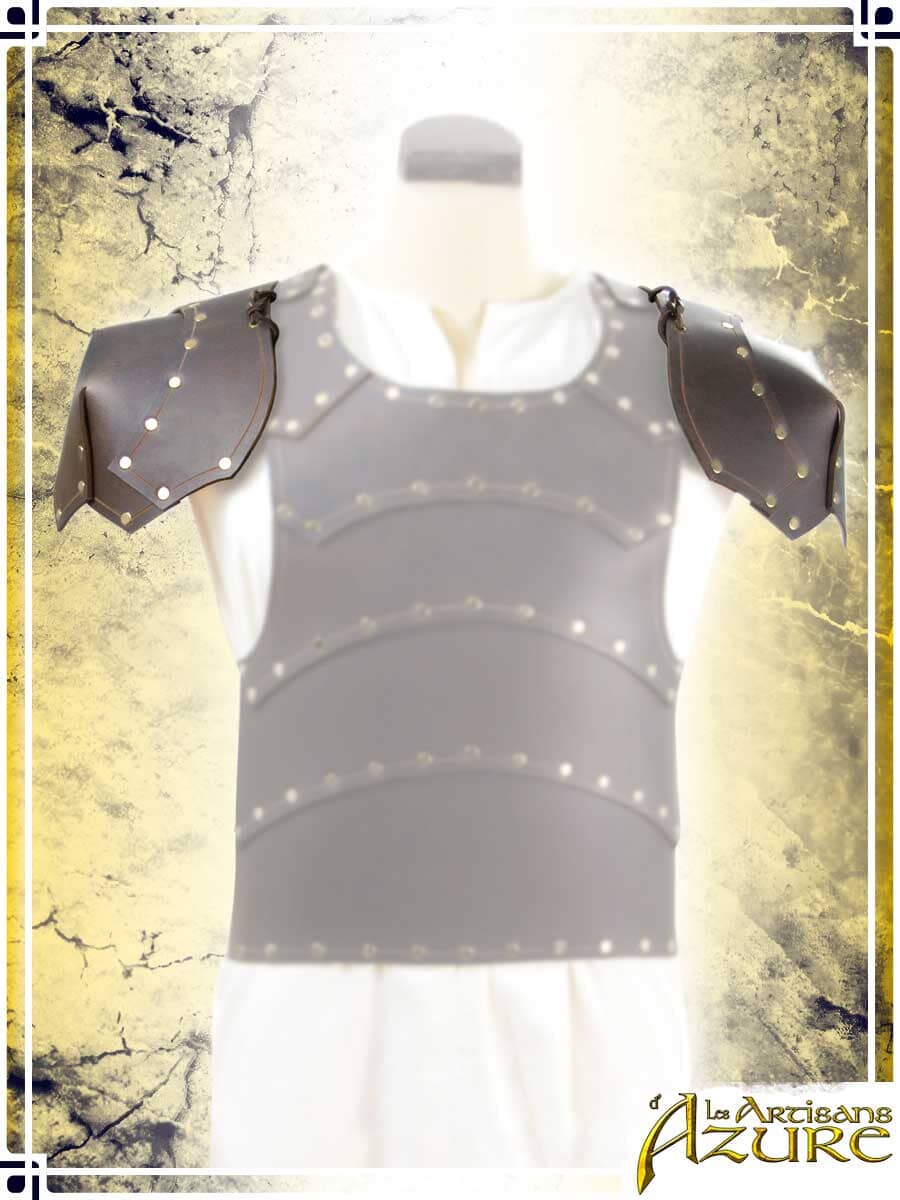 Baudouin Pauldrons Leather Pauldrons Les Artisans d'Azure 
