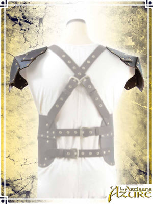 Baudouin Pauldrons Leather Pauldrons Les Artisans d'Azure 