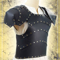 Baudouin Breastplate with Pauldrons Leather Armors Les Artisans d'Azure 