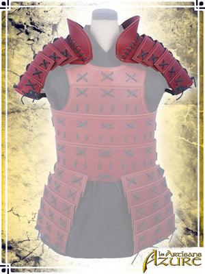 Samurai Pauldrons Leather Pauldrons Les Artisans d'Azure 