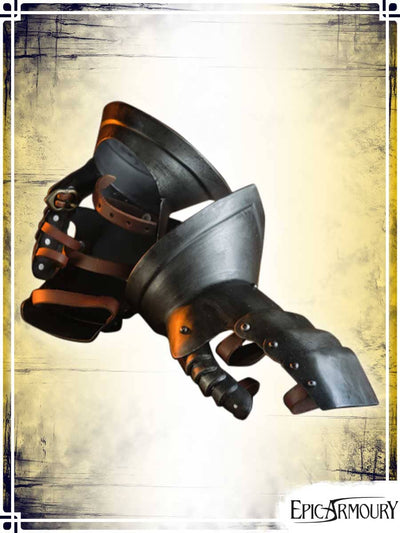 Steel Mittens Plate Bracers Epic Armoury 