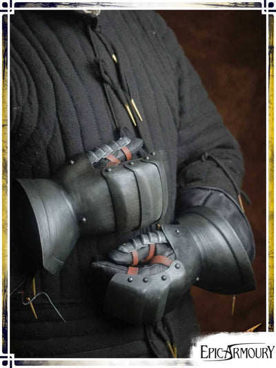 Steel Mittens Plate Bracers Epic Armoury 