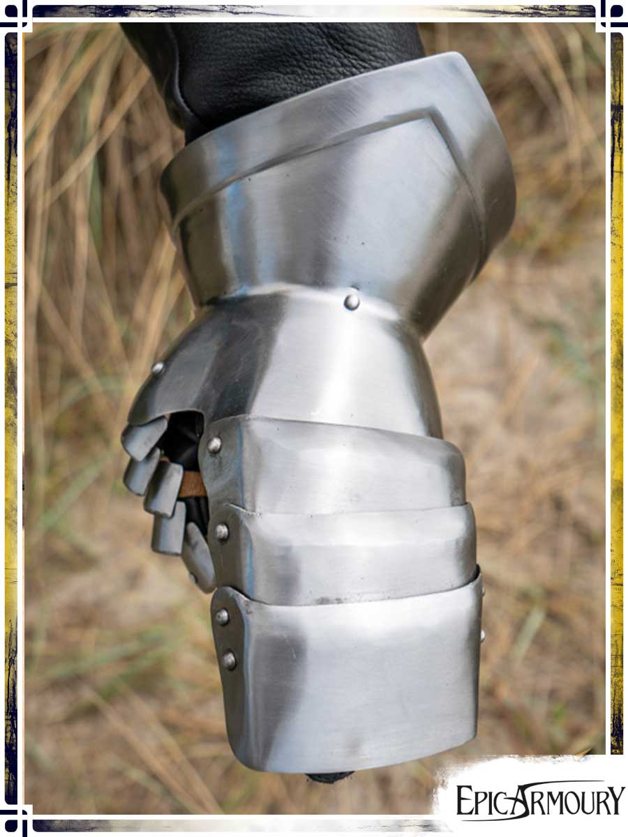 Steel Mittens Plate Bracers Epic Armoury 