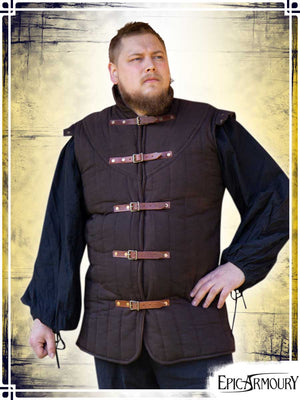 Sleeveless Warrior Gambeson Gambesons Epic Armoury Small Brown 