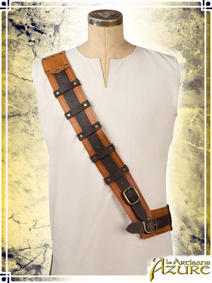 Adventurer's Shoulder Strap Harness Les Artisans d'Azure M|L|XL Tan 