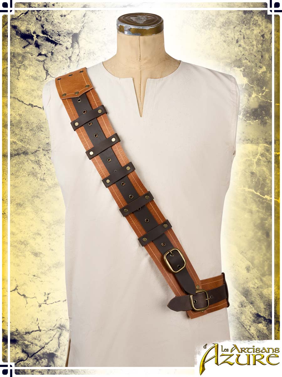 Adventurer's Shoulder Strap Harness Les Artisans d'Azure M|L|XL Tan 