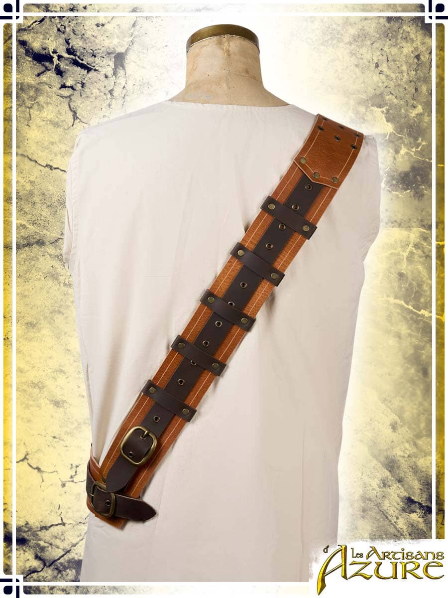Adventurer's Shoulder Strap Harness Les Artisans d'Azure 2XLarge|3XLarge Tan 