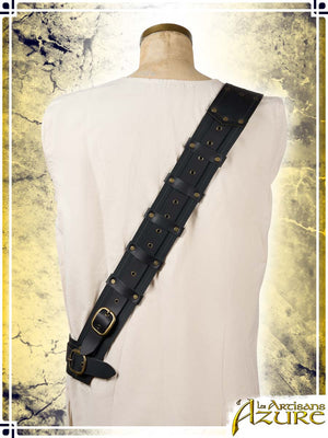 Adventurer's Shoulder Strap Harness Les Artisans d'Azure 2XLarge|3XLarge Black 