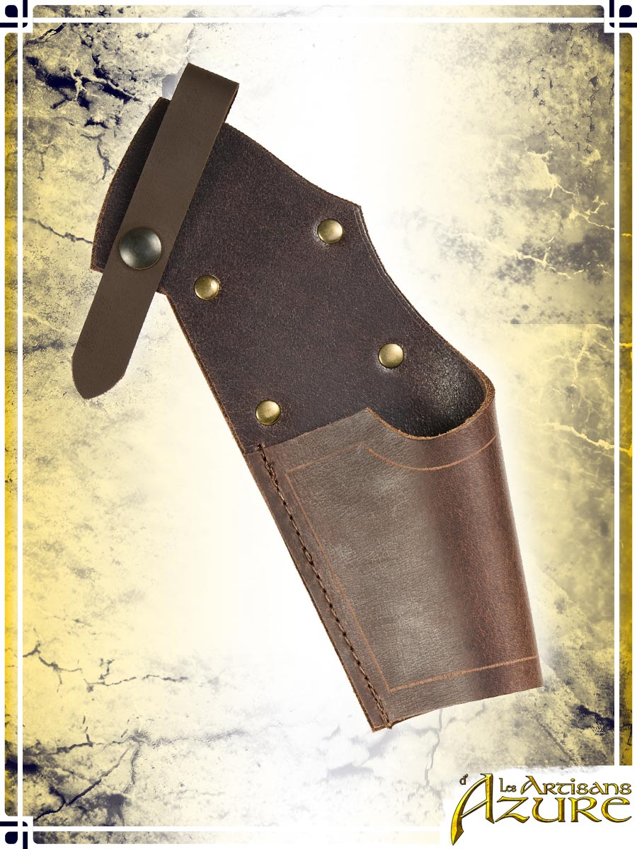 Pistol Holster Pistols Les Artisans d'Azure Brown French-Italian 